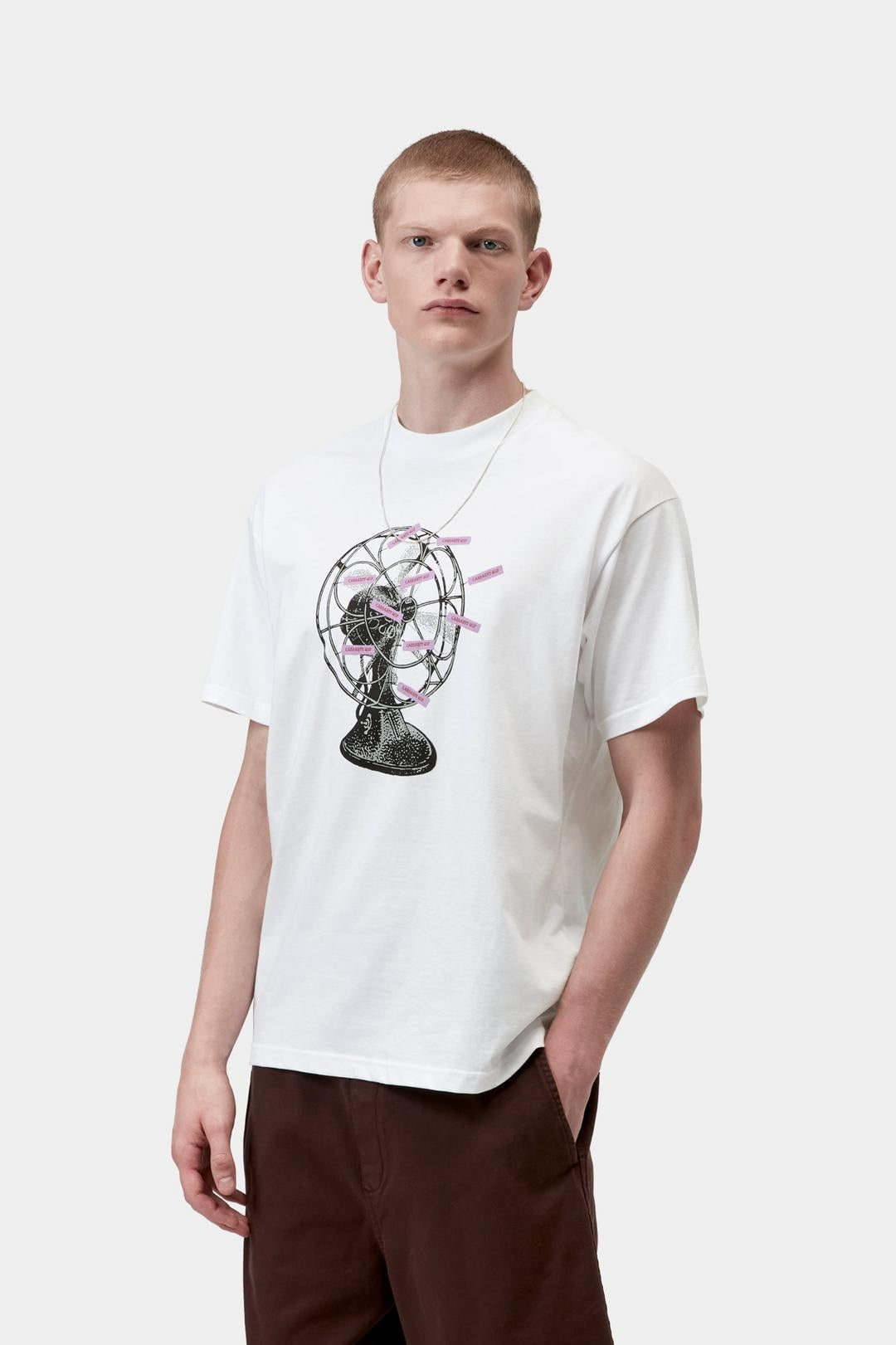 Carhartt Wip Fan Tee White