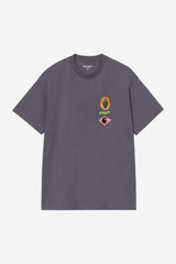 Carhartt Wip Stacked Grapes Tee Shady Purple