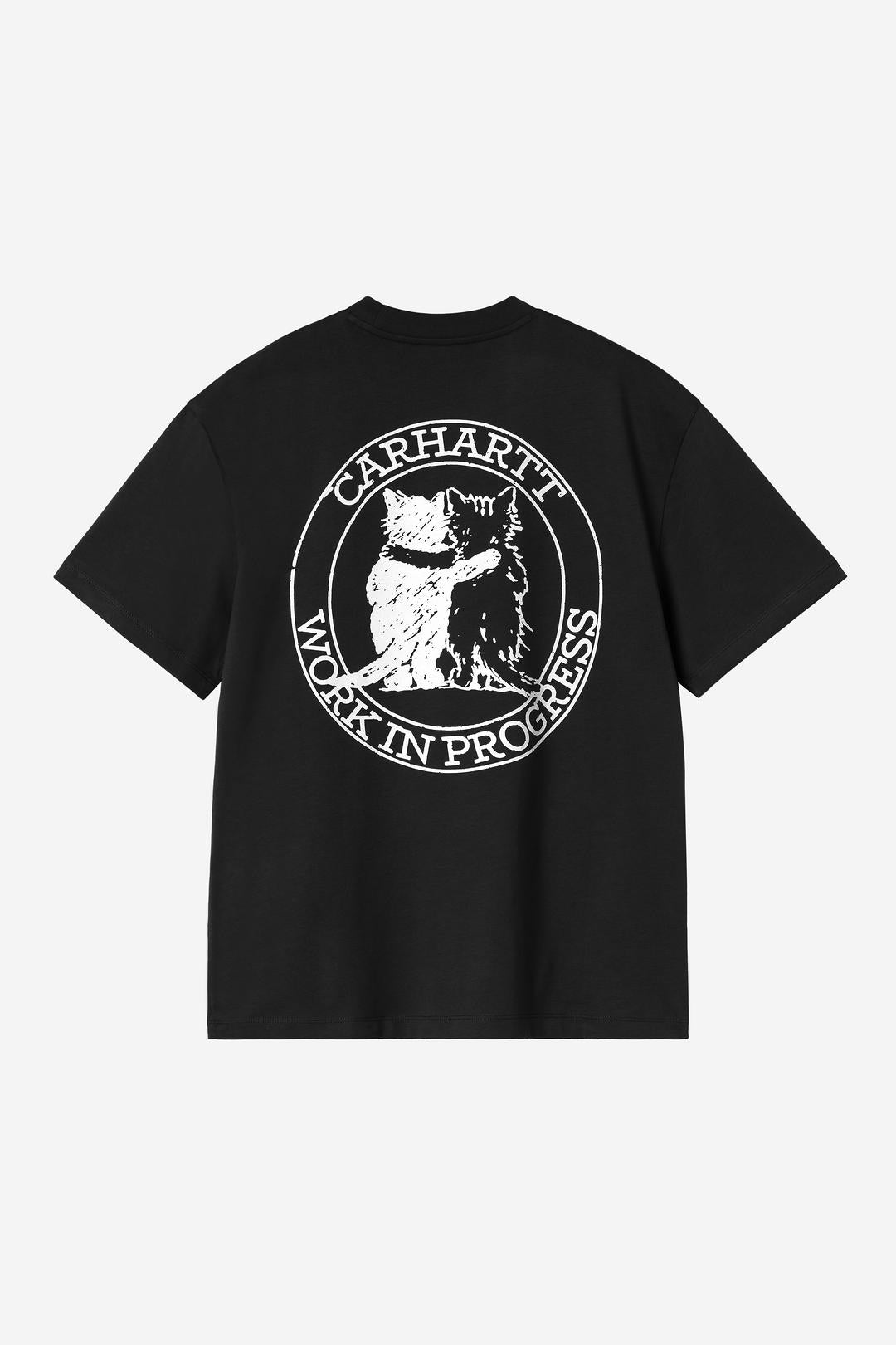 Carhartt Wip Donna W Hugging Cats Tee Black