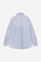 Carhartt Wip Ls Painter Shirt Blue Worn Used Splatter
