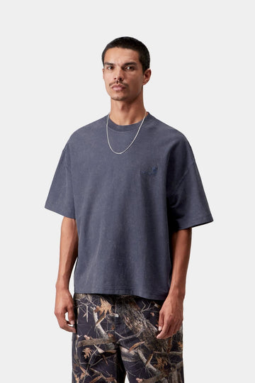 Carhartt Wip Lambert Tee Dark Navy Moon Wash