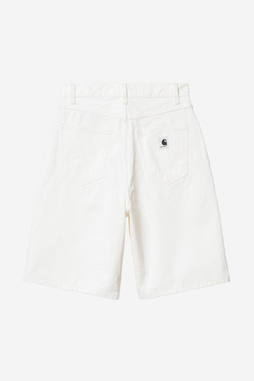 Carhartt Wip Donna W Brandon Short White Rinsed