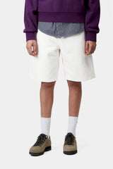 Carhartt Wip Donna W Brandon Short White Rinsed