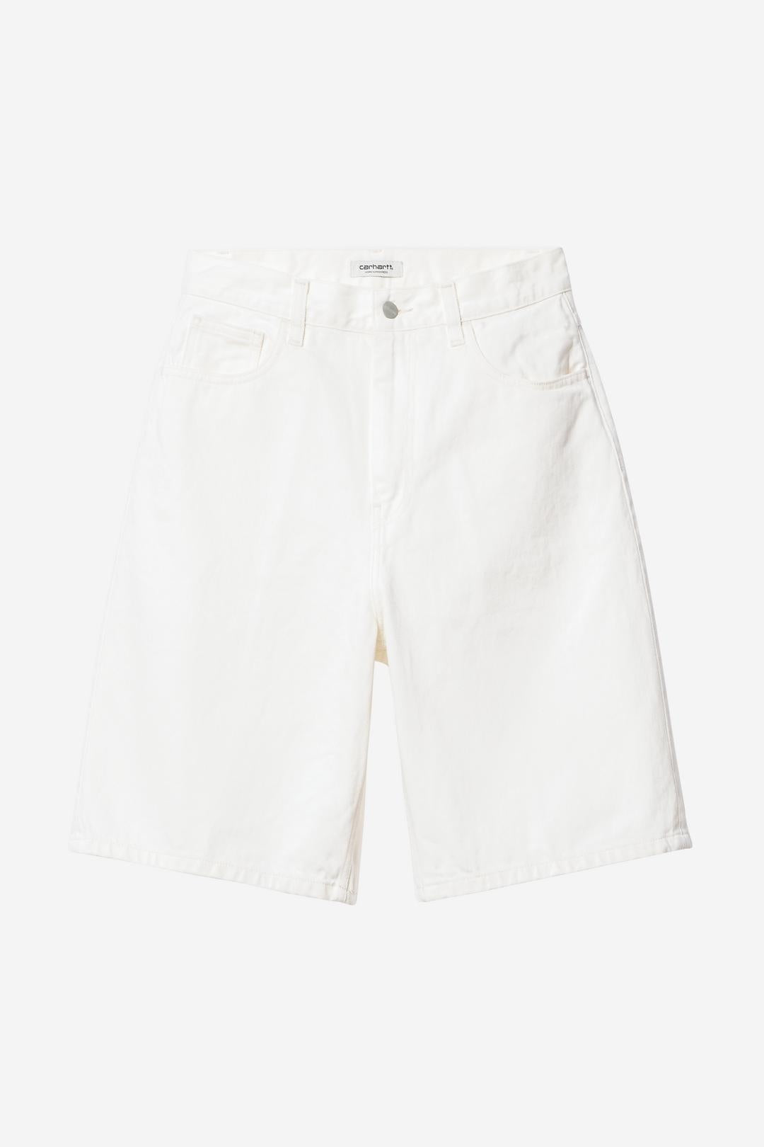 Carhartt Wip Donna W Brandon Short White Rinsed