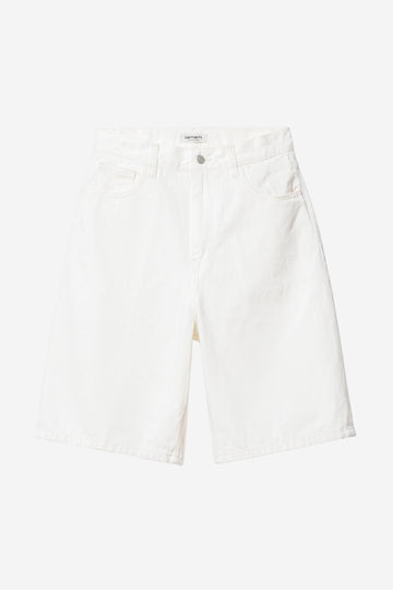 Carhartt Wip Donna W Brandon Short White Rinsed