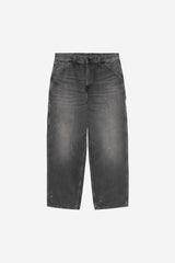 Carhartt Wip Og Single Knee Pant Black Destroy Wash Splatter