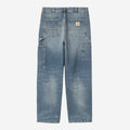 Carhartt Wip Og Single Knee Blue Destroy Wash Splatter