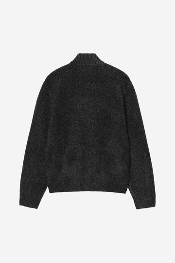 Carhartt Wip Curtis Sweater Jacket Tangled Black