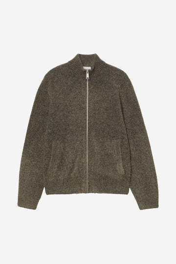 Carhartt Wip Curtis Sweater Jacket Tangled Shungite
