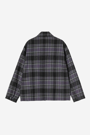 Carhartt Wip Ls Parson Shirt Parson Check Shady Purple