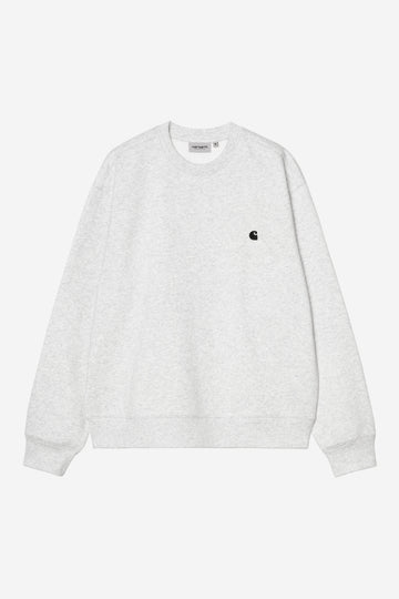 Carhartt Wip Mack Sweatshirt Ash Heather Black