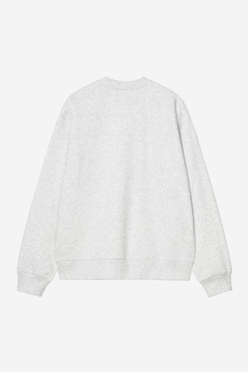 Carhartt Wip Mack Sweatshirt Ash Heather Black