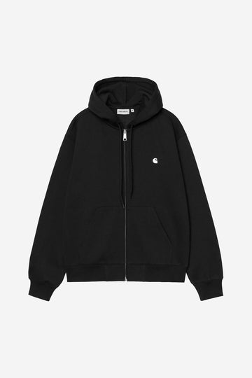 Carhartt Wip Hooded Mack Sweat Jacket Black Wax