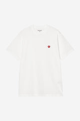 Carhartt Wip Small Heart Tee White Red