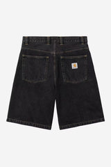 Carhartt Wip Brandon Short Black Stone Washed