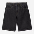 Carhartt Wip Brandon Short Nero Stone Washed