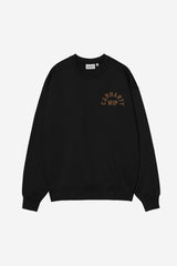 Carhartt Wip Arch Script Sweatshirt Black Hamilton Brown