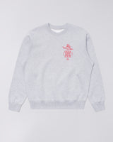 Edwin Ekoda Bath House Sweat Grey Marl