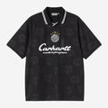 Carhartt Wip T-shirt Terrace Football Heart Train Jacquard Nera