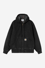 Carhartt Wip Og Active Jacket Black Stone Washed