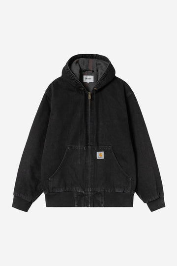 Carhartt Wip Og Active Jacket Black Stone Washed