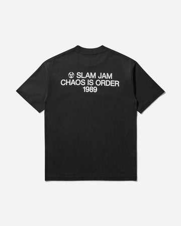 Slam Jam Chaos Is Order Tee Black