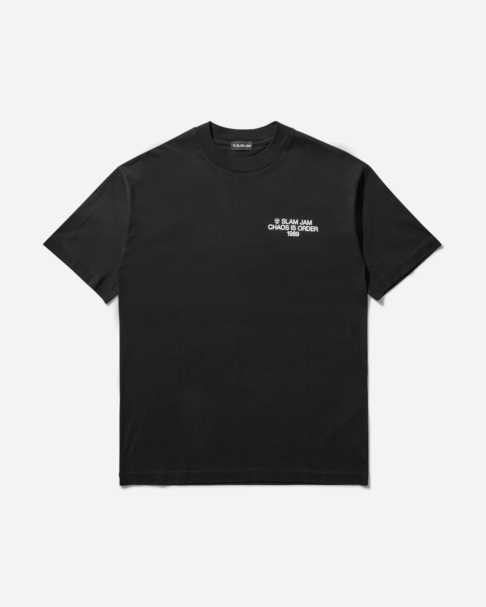 Slam Jam Chaos Is Order Tee Black