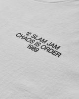 Slam Jam Chaos Is Order Tee White