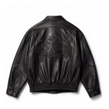 Vertere Berlin Mercy Faux Leather Jacket Black