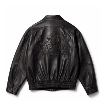 Vertere Berlin Mercy Faux Leather Jacket Black