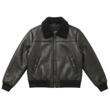 Vertere Berlin Sector Faux Leather Jacket  Black