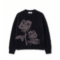 Vertere Berlin Morph Rose Knit Sweater Black