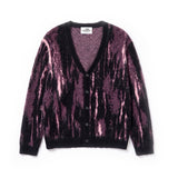 Vertere Berlin Ashfall Knit Cardigan Plum