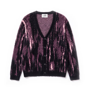 Vertere Berlin Ashfall Knit Cardigan Plum