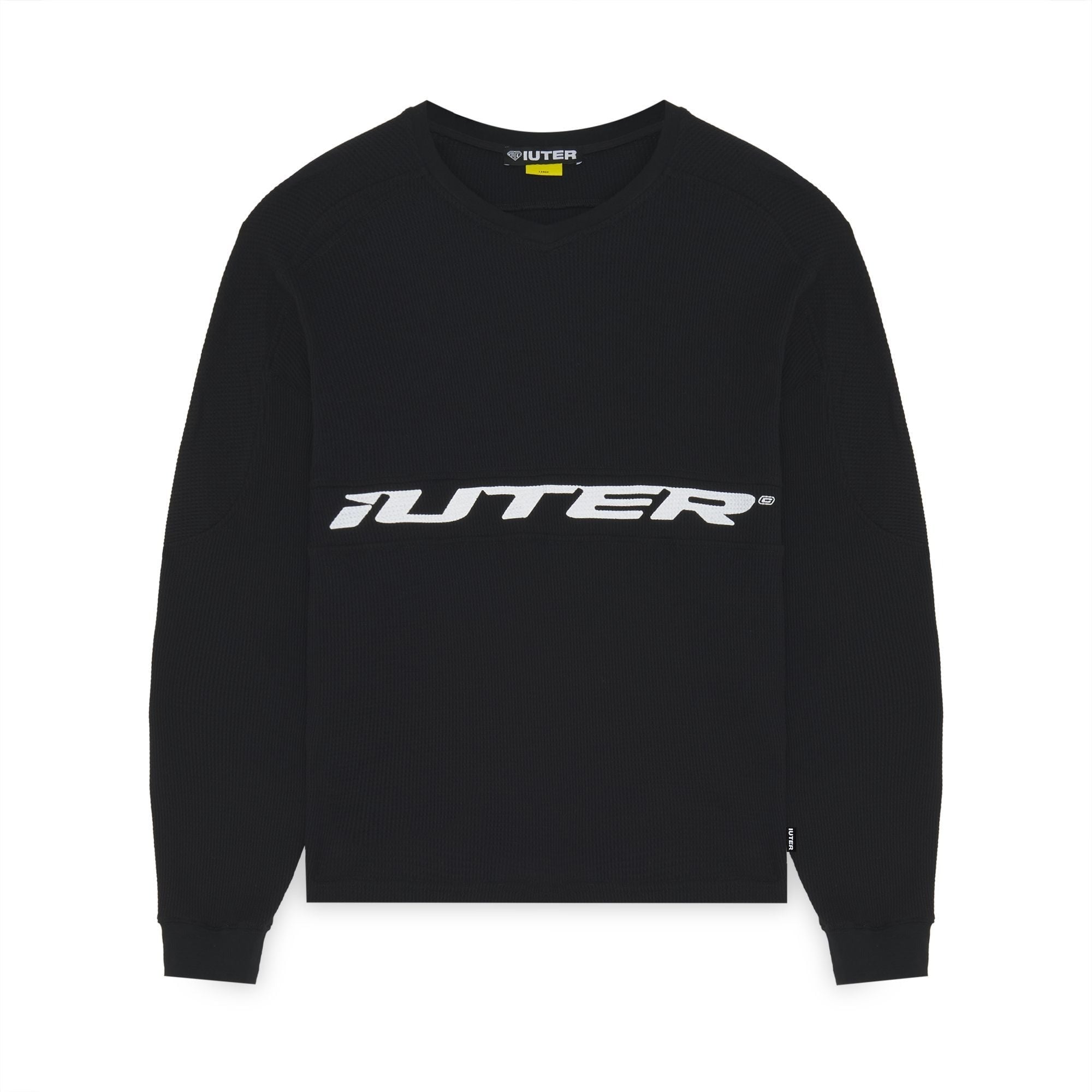 Iuter Armor Waffle Ls Tee Black
