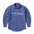No Problemo No Problemo Ls Poplin Shirt Navy