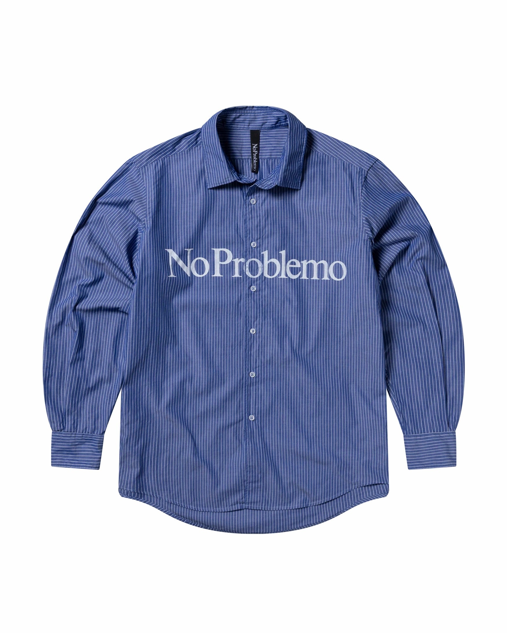 No Problemo No Problemo Ls Poplin Shirt Navy