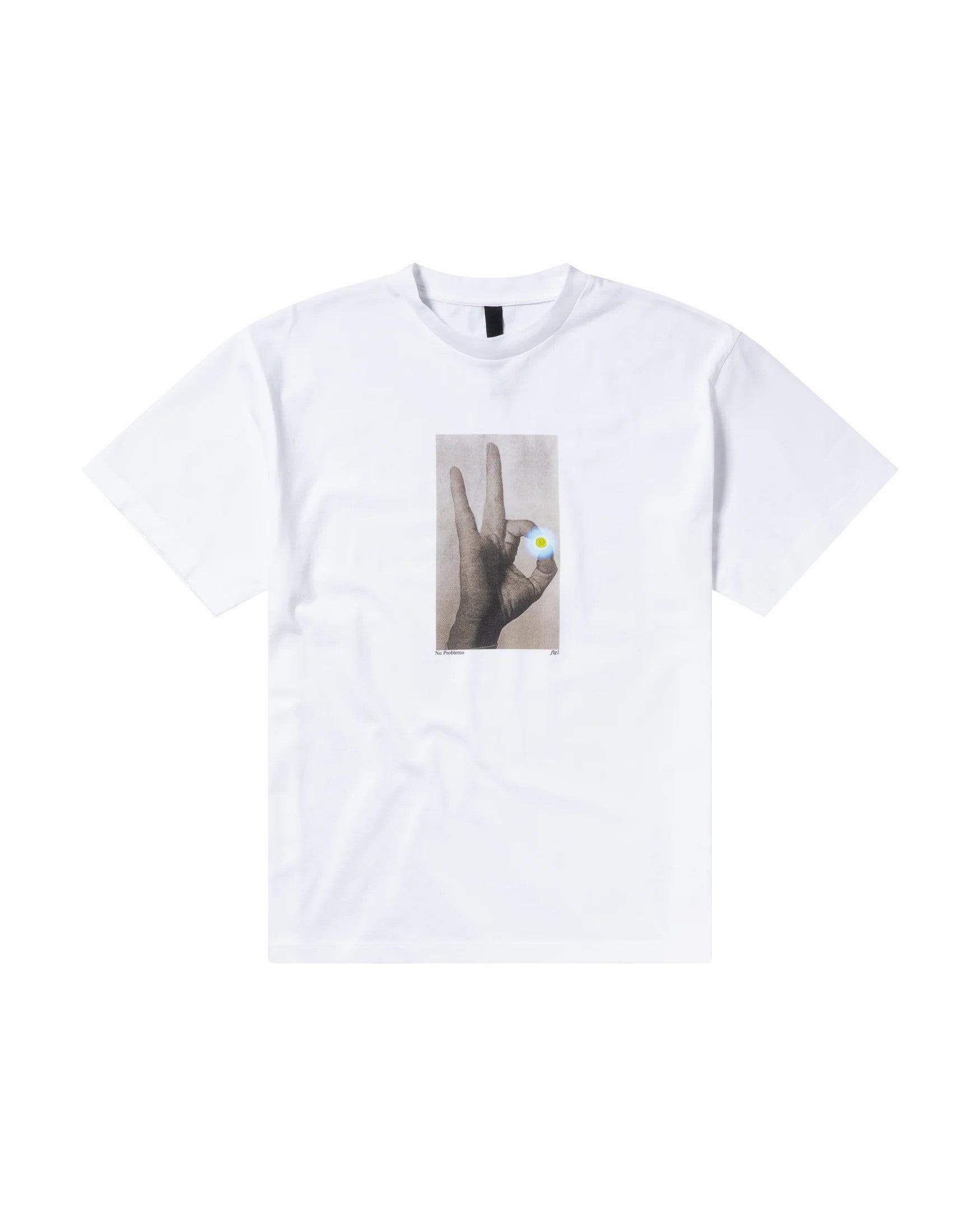 No Problemo Pill Ss Tee White