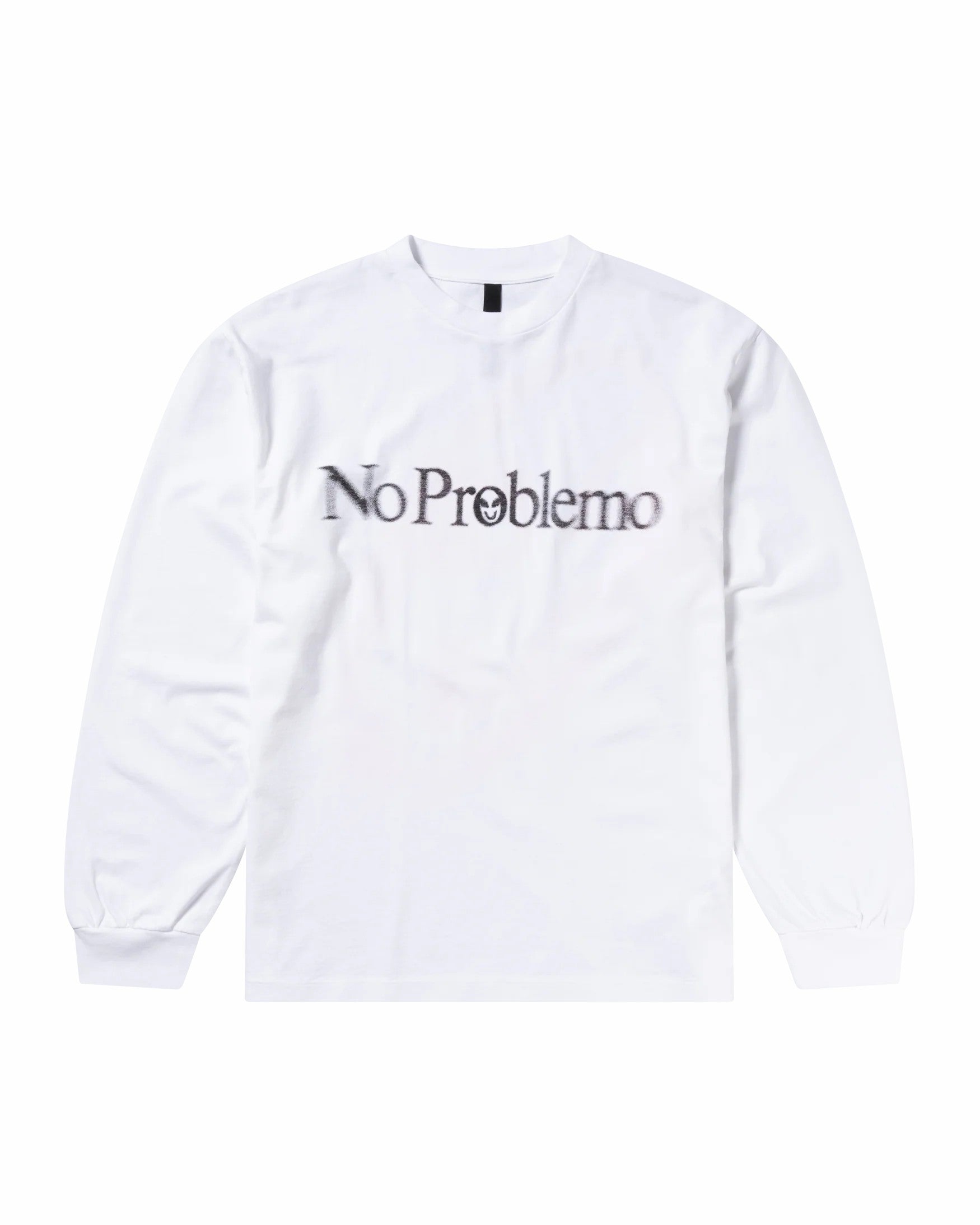 No Problemo Smile Away Ls Tee White