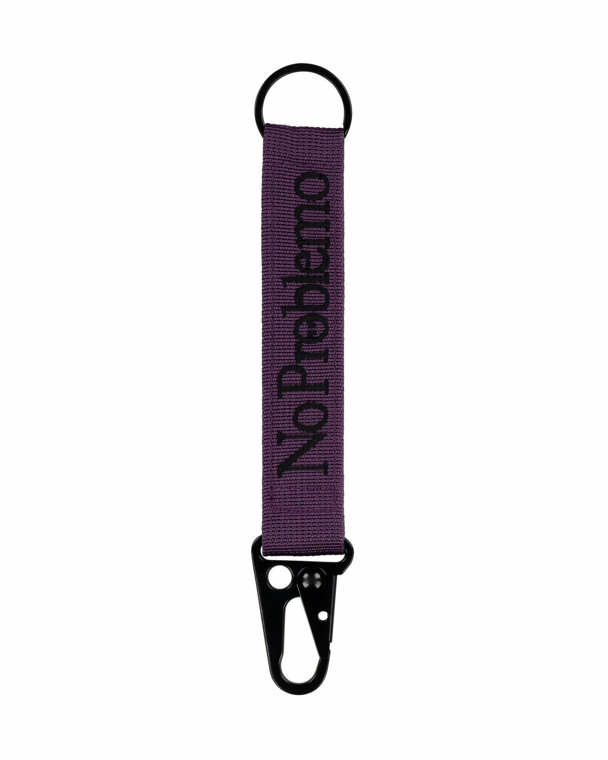 No Problemo Mini Problemo Carabiner Keychain Purple