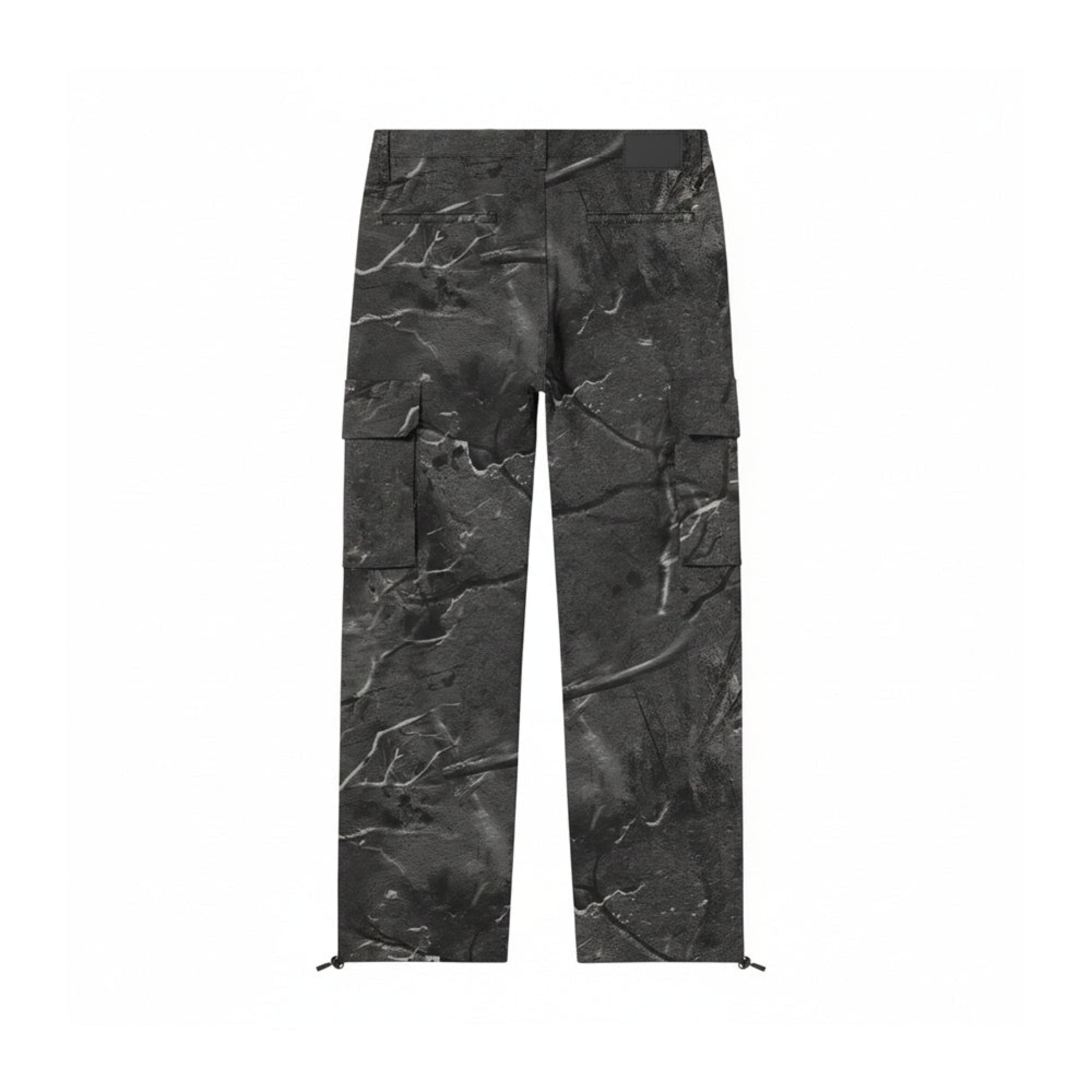 Vertere Berlin Tetra Aop Cargo Pants  Black