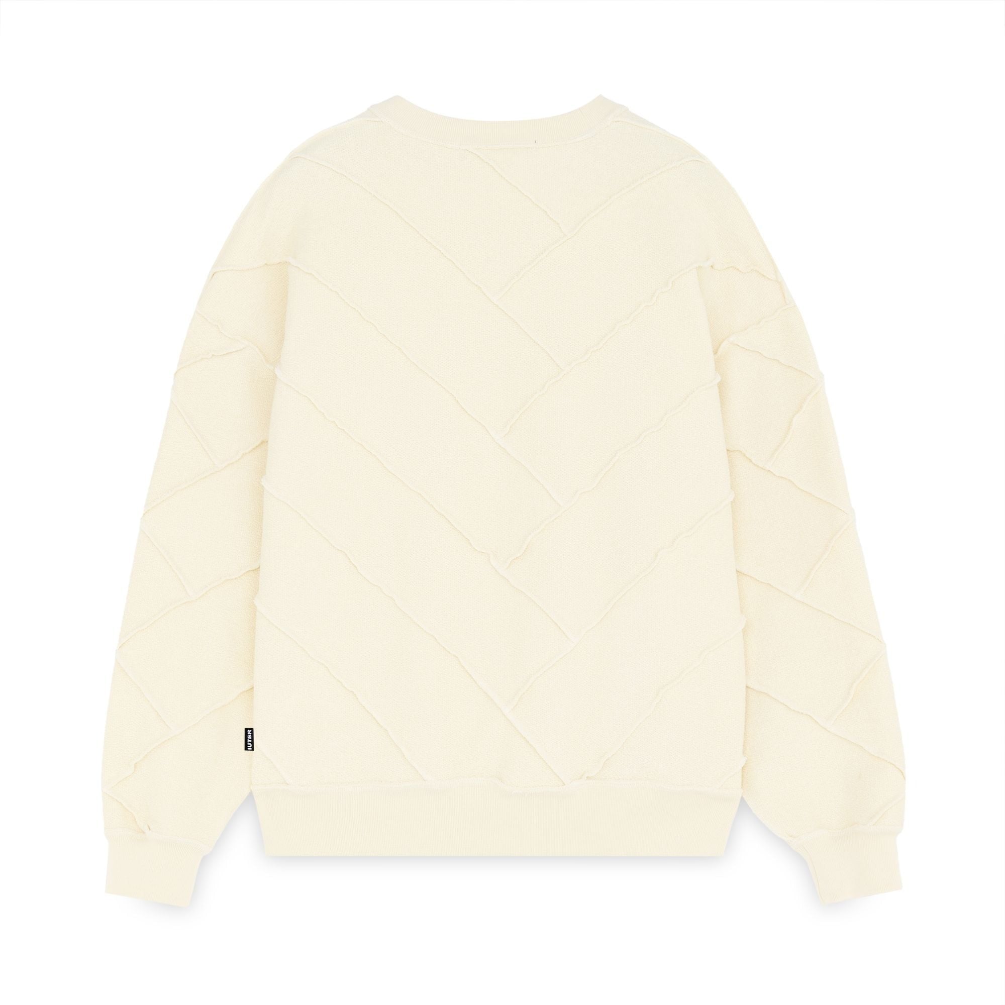 Iuter Parquet Reverse Crewneck Ivory