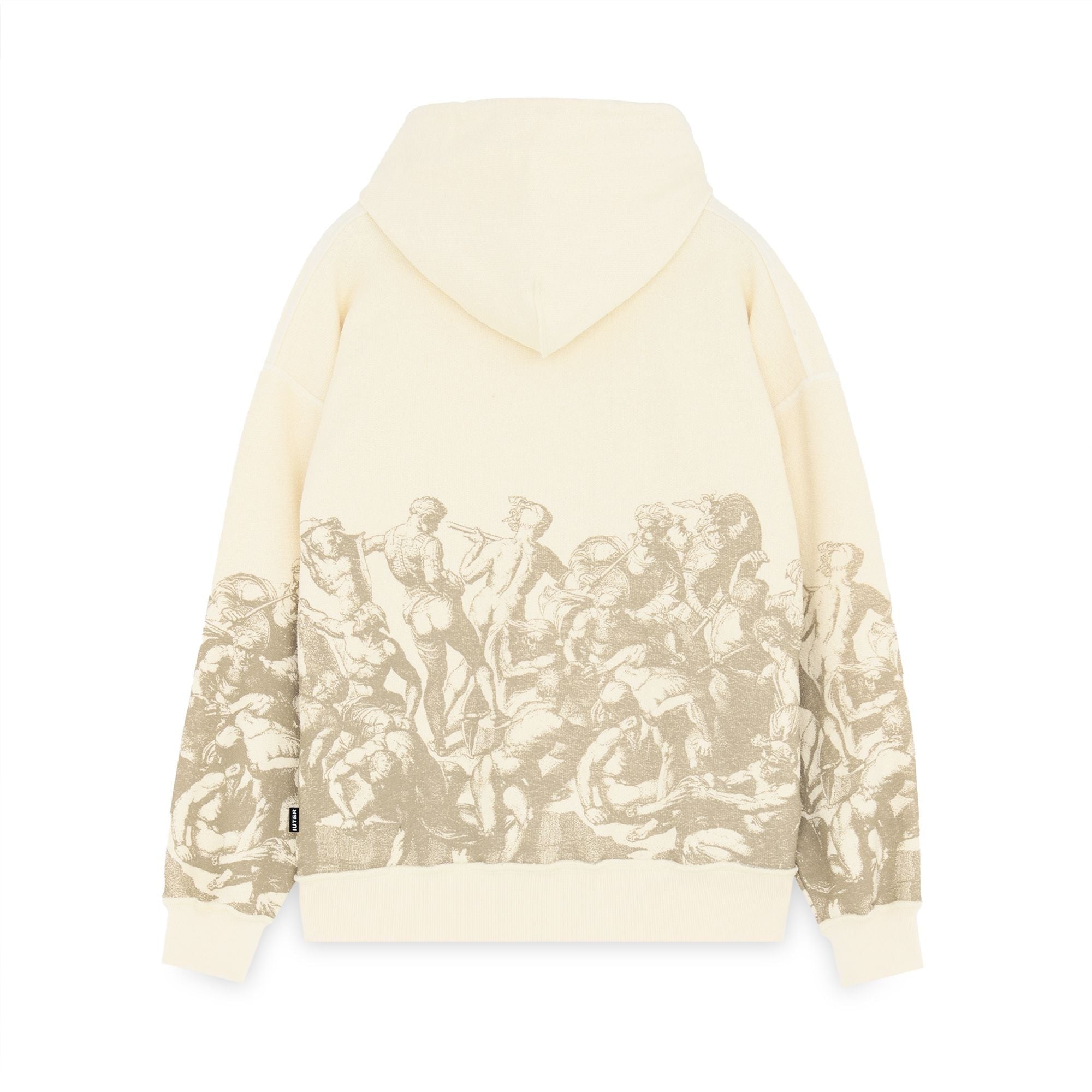 Iuter Battle Reverse Hoodie Ivory