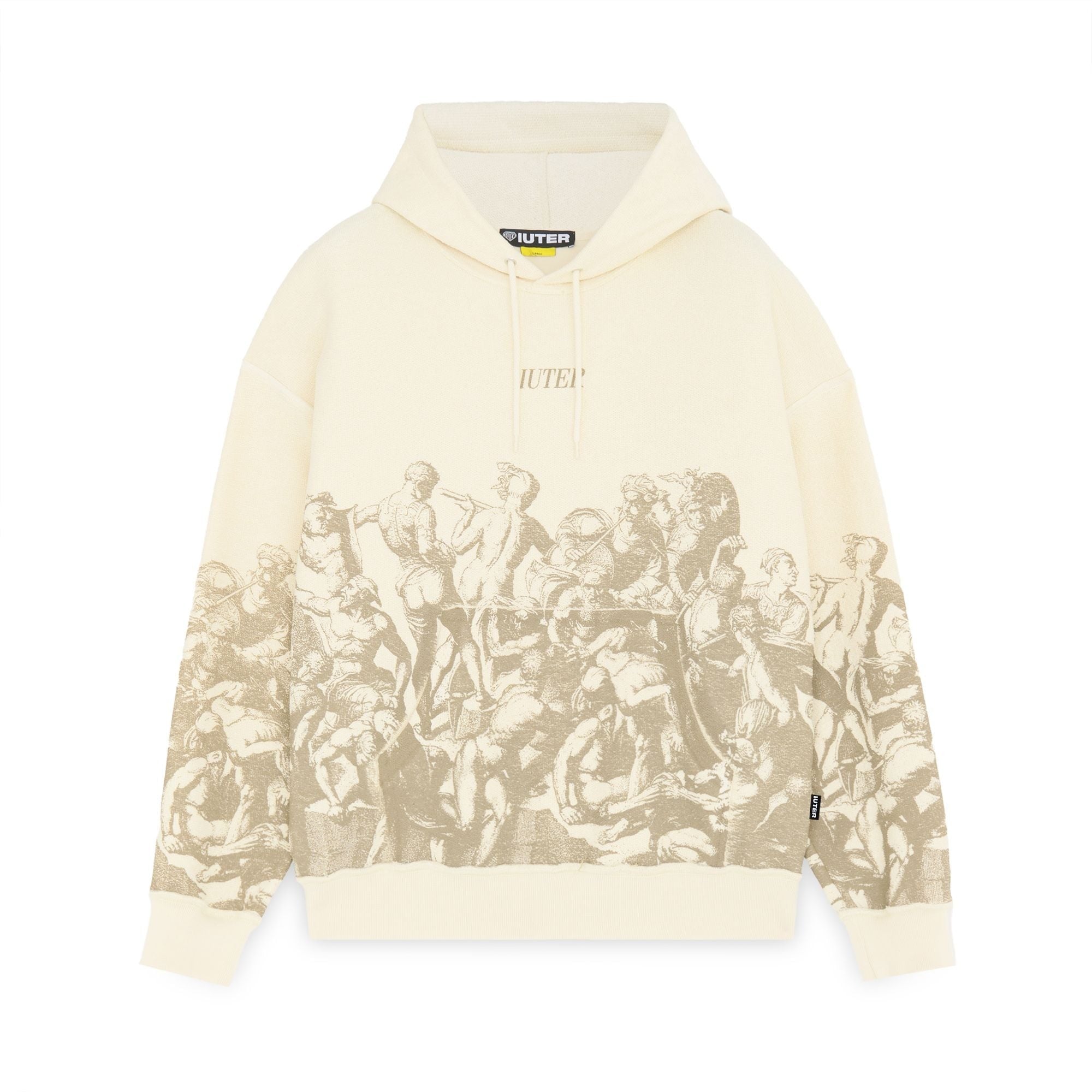 Iuter Battle Reverse Hoodie Avorio