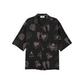 Camicia in viscosa Vertere Berlin Forget Me Not Nera