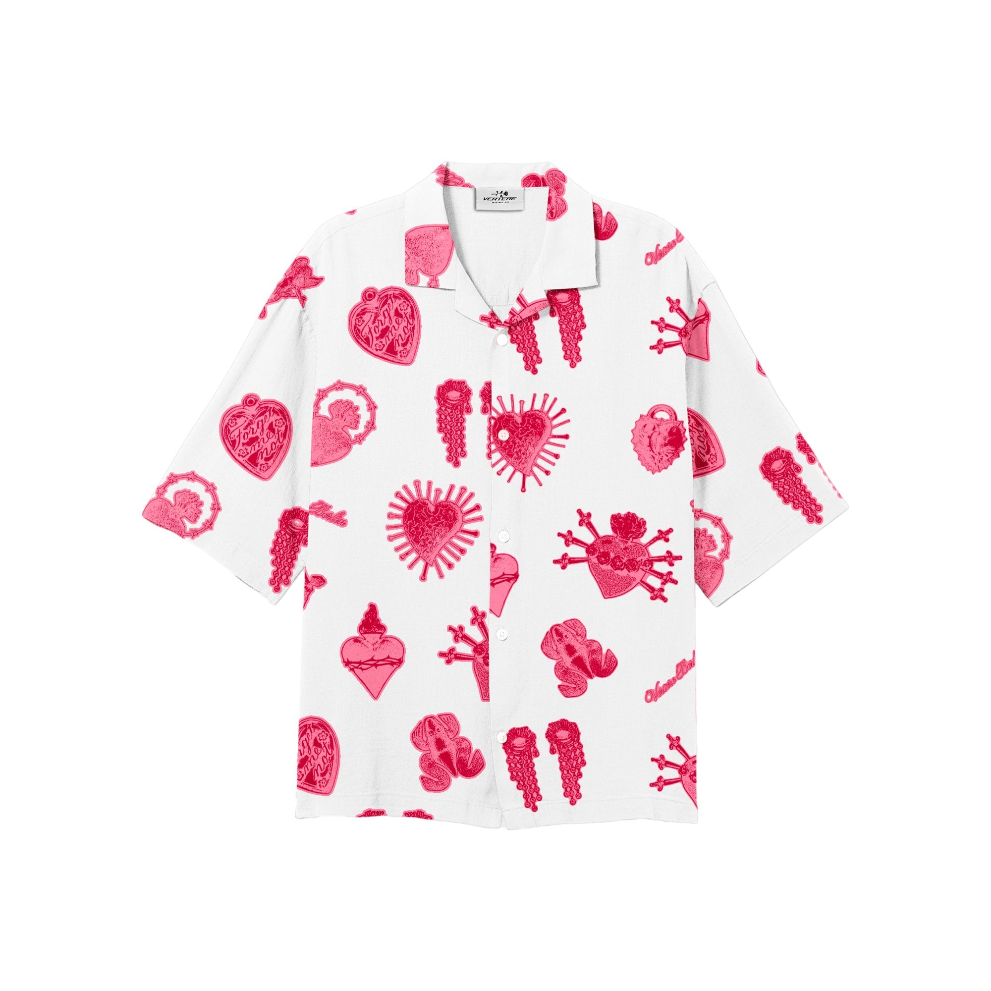 Vertere Berlin Forget Me Not Viscose Shirt  White