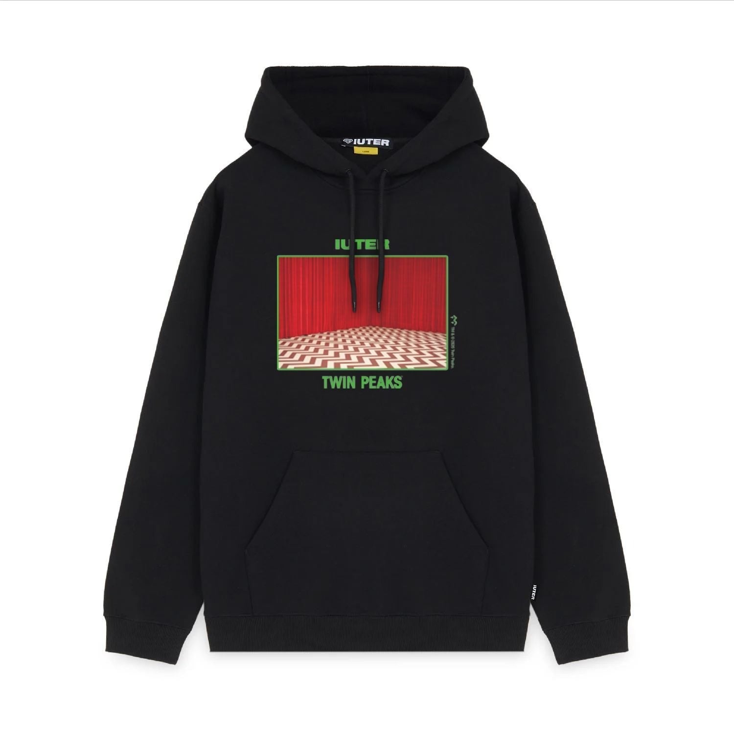 Iuter Twin Peaks Lodge Hoodie Black