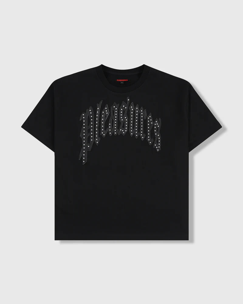 Pleasures Twitch Studded Crewneck Black
