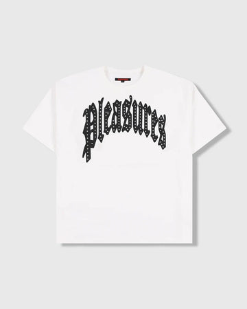 Pleasures Twitch Studded Crewneck White