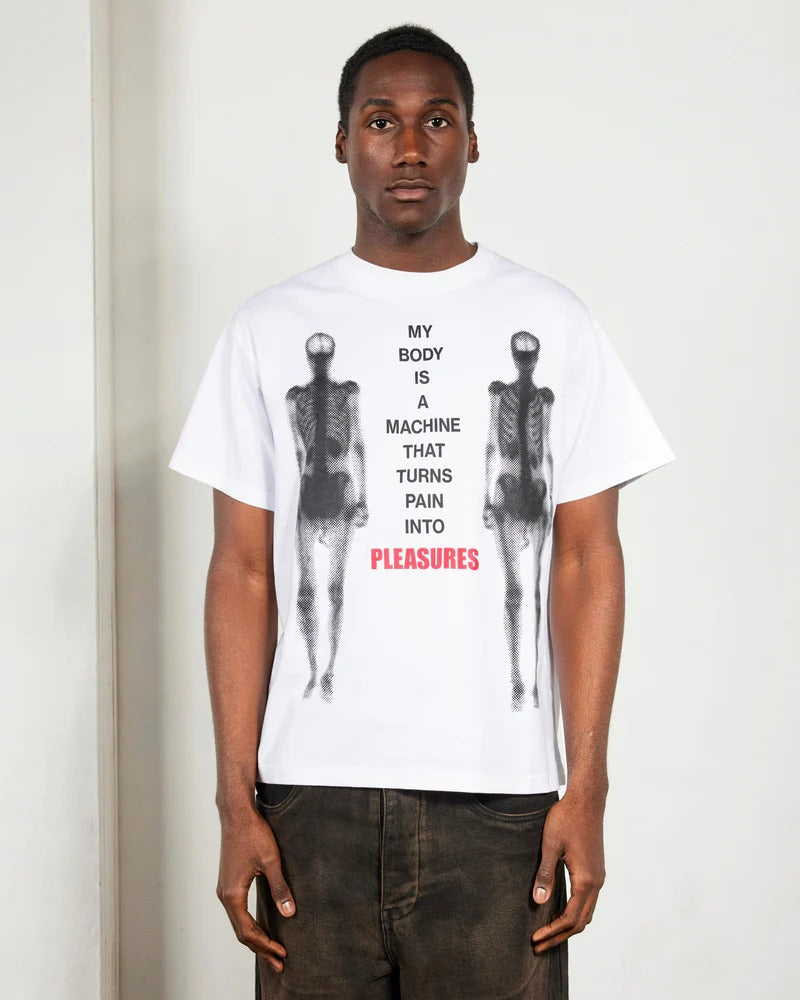 Pleasures Machine Tee White
